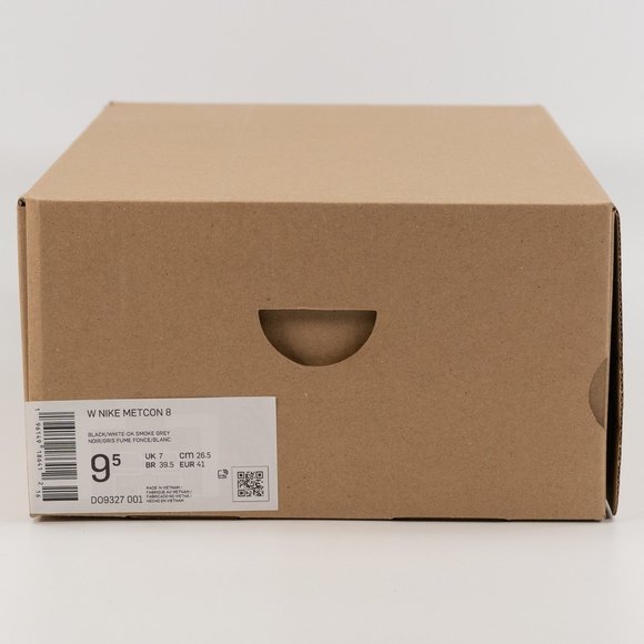 Nike Women's Metcon 8 'Black Dark Smoke Grey' DO9327-001 Gym Training Crossfit - Picture 16 of 16